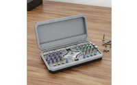 34 in 1 Screwdriver Set Portable Multi Bit Ratchet Screwdriver S2 Steel Bits Multi Tool Servicing Kit for Homeowners, Household Maintenance