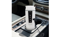Smart Temperature Control Car Insulated Container with Digital Display Vehicle-Mounted Electric Car Cup Phthalate-Free Phthalate-Free-Safe Heated Travel Mug Stainless Steel for Drivers, Road Trippers, Commuters, Cars, Trucks