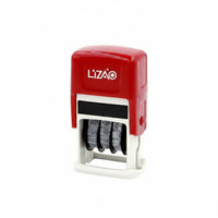Built-in Ink Pad Self-Inking Date Stamp Refillable Adjustable Date Stamper for Teachers, Warehouse