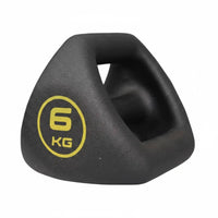 Triangle Kettlebell, Cast Iron, Coated, Large Ring Handle, Multifunctional Home Fitness Dumbbell