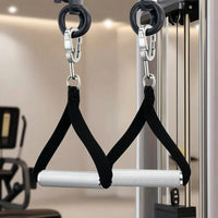 Aluminiumlegering Gym Handles with Metal Grips Metaal Cable Machine Handles Anti-Slip Kabelgreep Heavy Duty for Athletes, Strength Training