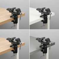 Stable Style Bench Vise Compact Bench Vise with Rotating Base Sturdy 360-Degree for Metal Repair