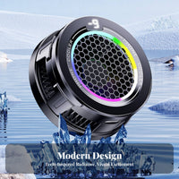 3-Speed Adjustable Attachable Phone Cooler Wide Compatibility Digital Display Phone Cooler 15W High Power for Content Creators, Vlogging