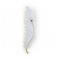 Feather Wall Sconce Dimmable Feather Wall Light Elegant for Hallway