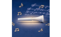 Standard Fit Brass Brass Instrument Mouthpiece Smooth Finish Flared Brass Instrument Mouthpiece Clear Sound Music Accessory Professional Design