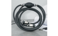 Quick-Connect Marine Fuel Hose Assembly with Primer Bulb Rubber Fuel Line Assembly with Primer Bulb Universal for Boat Owners