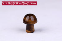 新品天然水晶矿物标本小蘑菇原石儿童教学奇石彩色石头科普摆件