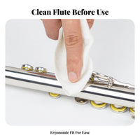 Flute Finger Rest Comfortable Silicone Flute Grip Universal Fit Instrument Accessory for Students, Practice Practices, Music Lessons