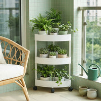 Tiered Plant Stand, Expandable Greenhouse Shelving for Young Plants, Freestanding Indoor Garden Plant Stand, Multi-Tier Patio Conservatory