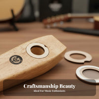 Replaceable Membrane Kazoo Musical Instrument Easy to Play Wooden Kazoo Lightweight & Portable for Beginners, Musicians, Performance, Party