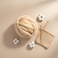 Chunky Tube Yarn Machine Washable Chunky Yarn Non-Shedding for Crafters