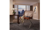 Hotel Luggage Stand Versatile Folding Luggage Rack Easy to Store Foldable Suitcase Stand for Guests, Guest Room