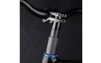 Aluminum Alloy Concealed Stem Extender CNC-Machined Cycle Stem Riser Extender Locking Rings Black