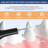 USB Rechargeable Pet High-Frequency Tooth Cleaner Handheld Teeth Cleaning Kit with Cleaning Heads Cordless High-Frequency Tooth Cleaner Portable for Dogs, Cats, Home Grooming, Travel