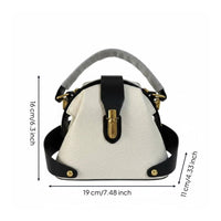 Top Handle Crossbody Bag 2 Way Carry Crossbody Handbag Lightweight Top Handle Purse for Travel