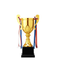 Traditional Trophy Cup with Handles Classic Metal Trophy Cup Stable Tall for Corporate Events