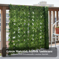 Fake Foliage Fence Covering Realistic Appearance Hydrangea Flower Wall Panel Faux Flower Privacy Screen Protection for Balcony