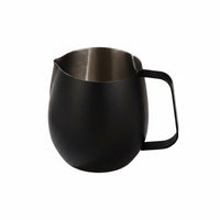 Latte Art Pitcher Even Flow Espresso Latte Art Jug Rust Resistant Stainless Steel Milk Pitcher for Baristas, Cafe