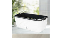 Rectangular Self-Watering Planter Plastic Self Watering Planter Long-Lasting Flower Box Sturdy for Windowsill