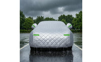 Thickened Quilted Car Cover Padded Full Car Cover Mirror Pockets Vehicle Accessory Enveloping