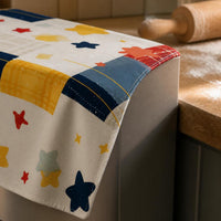 Korean Style Star Pattern Dust Cover for Home Appliances - Microwave, Air Fryer, Small Appliance Cover