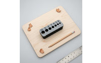Portable Woodworking Drill Jig Sturdy Plastic Metric Drill Bit Guide Clear Size Markings Straight Hole Drilling Jig Non-Slip for Woodworkers