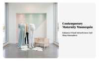 Mannequin Lifelike Mannequin Form Sturdy Construction Maternity Display Form for Retailers, Window Displays, Boutiques, Showrooms