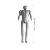 Portable Inflatable Mannequin Easy Storage Inflatable Body Form Eco-Friendly PVC for Street Stall