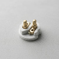 Pendant Light Ceramic Lamp Holder with B22 Base for Ceiling Lamp, High Temperature Resistant B22 Holder, Marine Grade, Pack of 9
