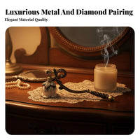 Candle Wick Smotherer Smokeless Vintage Candle Wick Smotherer Long Handle Wick Candle Quencher Minimal Smoke for Lovers, Spa