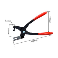 Tight Space Reach Exhaust Hanger Removal Pliers Non-Slip Grip Exhaust Rubber Hanger Pliers Ergonomic Handles Labor-Saving for Mechanics, Auto Repair Workers, Garage