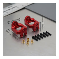 Front Caster Hub Front C Hub Carrier Lightweight Aluminum Caster Block for Outdoor Driving