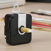 Silent Clock Movement Kit Multiple Hand Sets Included Long Shaft Clock Motor Non-Ticking for Crafters