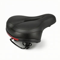 Bike Saddle with Spring Shock Absorbing Padded Bike Seat Bike Seat with Reflector Soft Wear-Resistant for Commuters