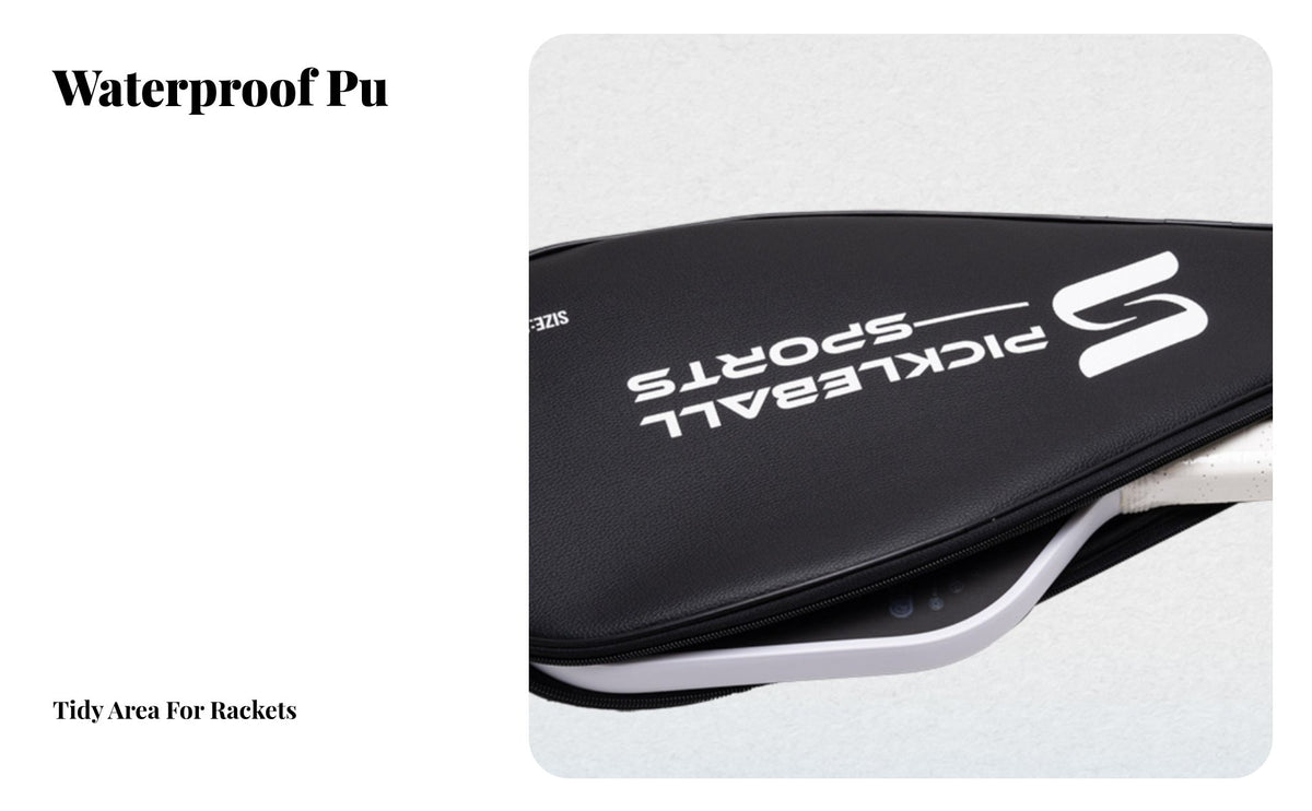 Pickleball Paddle Cover Portable Pickleball Racket Case Single Racket Case Lightweight Fastener Ed Paddle Bag Easy to Carry