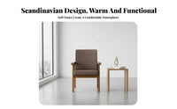 With Armrests Upholstered Dining Armchair Soft Padded Seat Fabric Dining Armchair Cushioned spinerest Desk Chair Thick Cushioning for Home Office Workers, Students, Homeowners, Study Room, Bedroom, Kitchen