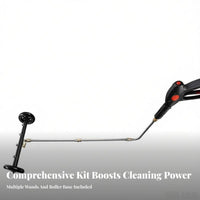 4000 PSI Compatible Underbody Car Washer Stainless Steel Rolling Car Underbody Washer Quick Connect Fittings for Homeowners, Driveway, Patio