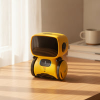 Educational Early Education Robot Learning Interactive Toy Robot Voice-Controlled Sturdy for Toddlers, Playroom, Reading Corner