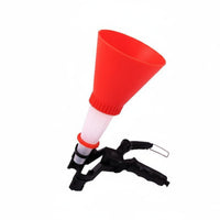 Adjustable Oil Funnel Quick Refueling Oil Change Funnel Transparent Body
