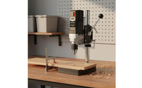 High Precision Bench Drill Press Multi-Functional Workbench Drill Press Industrial Grade Small Drilling Machine Adjustable Head for DIY Enthusiasts, Woodworkers, Home, Garage