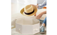 Dust-Proof Hat Storage Box Large Capacity Travel Hat Box Shape Protection for Travelers