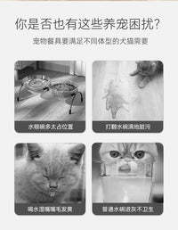 狗狗喝水器挂式不湿嘴自动饮水机喂食器悬挂水碗猫咪水壶宠物用品