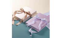 Pearl Necklace Box Soft Shielded Interior Necklace Gift Box Sturdy Frame Silk Finish Jewelry Case for Special Occasions