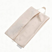Slim Travel Shoe Bag Rectangular Zippered Shoe Bag Zipper Closure for Packing