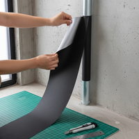 Self-Adhesive Linen Pipe Cover for Air Conditioning and Drainage Pipes, Decorative Wall Sticker, Waterproof