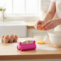 Clean Crack Egg Opener Stainless Steel Egg Shell Opener Easy to Use Eggshell Opener Food-Grade Material for Bakers, Home Cooks, Baking, Cooking