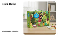 Intelligence Development Themed Cartoon Jigsaw Giftable Packaging Large Piece Jigsaw Set Problem-Solving Skills for Children 3+, Preschool