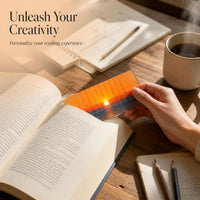 Translucent Acrylic Bookmark Set, Aesthetic INS Style Gift for Friends