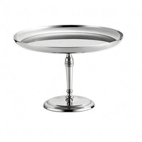 Dessert Platter with Pedestal Circular Base Stainless Steel Dessert Stand