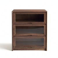 Dollhouse Storage Cabinet Wooden Miniature Display Cabinet Rectangular Cupboard for Miniaturists